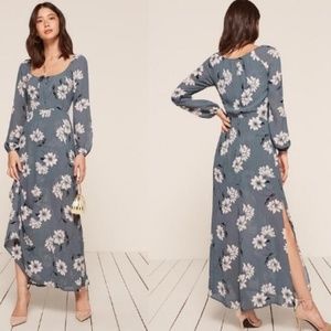 Reformation Augusta Floral Dress